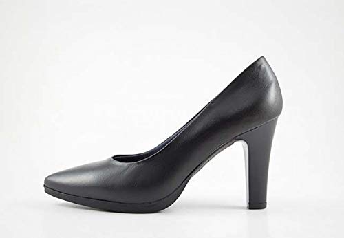 Chamby 4330 -Zapatos de Salon con Tacon Alto y Plantilla Acolchada (39, Negro)