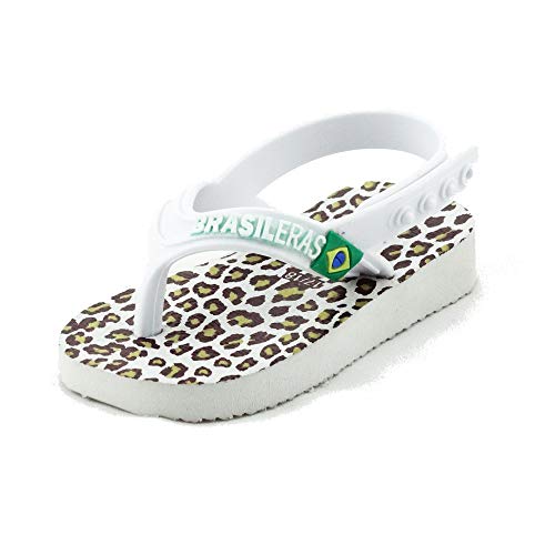Chanclas de Playa BRASILERAS®,Baby Camu,Hecho en Brazil. Suela Antideslizante del 19 al 26. Bebe para Interior/Exterior.Zapatos de Piscina Verano