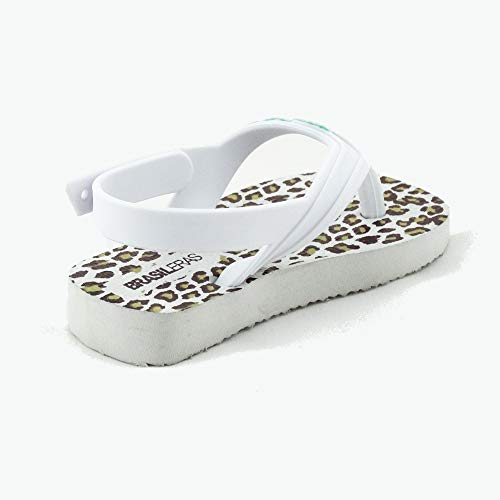 Chanclas de Playa BRASILERAS®,Baby Camu,Hecho en Brazil. Suela Antideslizante del 19 al 26. Bebe para Interior/Exterior.Zapatos de Piscina Verano