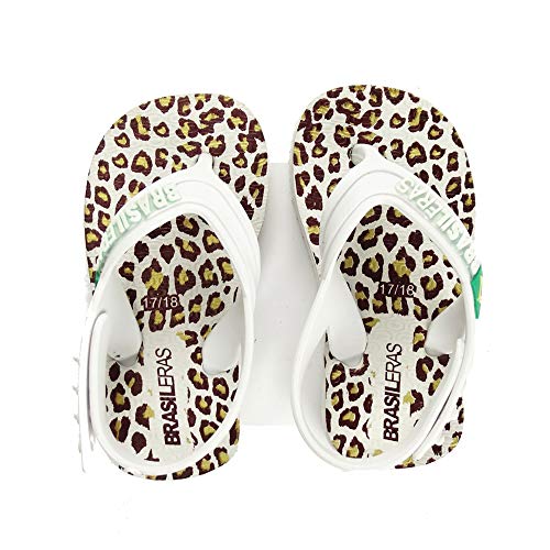 Chanclas de Playa BRASILERAS®,Baby Camu,Hecho en Brazil. Suela Antideslizante del 19 al 26. Bebe para Interior/Exterior.Zapatos de Piscina Verano