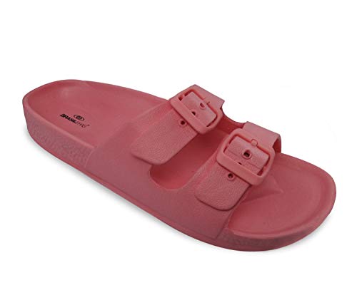 Chanclas de Playa BRASILERAS®,Dr. Comfy 200. Suela Antideslizante del 36 al 41. Mujer para Interior/Exterior. Zapatos de Piscina Verano