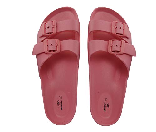 Chanclas de Playa BRASILERAS®,Dr. Comfy 200. Suela Antideslizante del 36 al 41. Mujer para Interior/Exterior. Zapatos de Piscina Verano