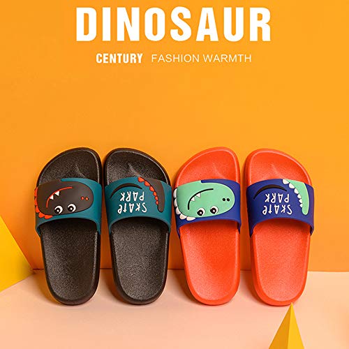 Chanclas de playa Zapatos de Piscina para Niña Niño Sandalias Verano Antideslizante Zapatillas de Baño Casa Hombre Mujer Negro 41/42EU=42/43