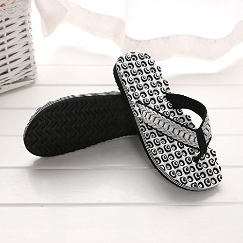 Chanclas Hombres Xinantime Zapatos de Hombre Sandalias de Verano Cómodas Chanclas de Masaje Zapatilla Masculina Chanclas Interiores y Exteriores (41, Negro)