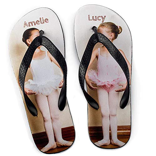 Chanclas Personalizadas para Hombre Mujer y Niños Chancla con tu Foto Preferida Regalo Original y Divertido (Numeric_39)