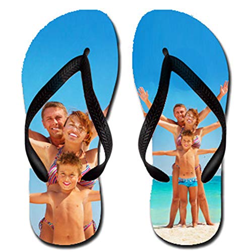 Chanclas Personalizadas para Hombre Mujer y Niños Chancla con tu Foto Preferida Regalo Original y Divertido (Numeric_39)