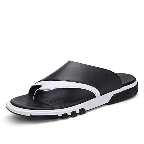Chanclas Zapatillas cómodas para Playa/Piscina, Desodorante Antideslizante Transpirable, Sandalias de Cuero de Playa Chanclas para Hombres, Mujeres y Hombres Zapatillas Antideslizantes s