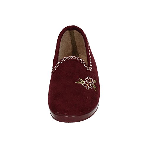 CHAPINES 2010 Babucha Cerrada Mujer Zapatillas CASA Burdeos 38