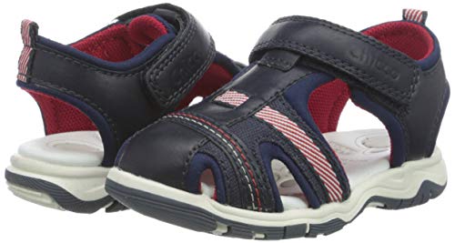 Chicco Sandalo Ciccio, Sandalias para Niños, Azul (BLU 800), 23 EU