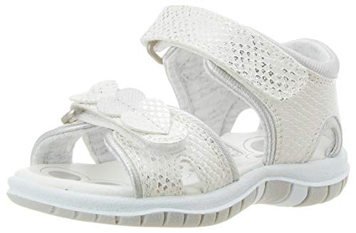 Chicco Sandalo Fedra, Sandalias Niños, Blanco (Bianco 300), 23 EU