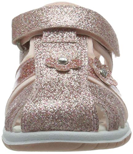 Chicco Sandalo Flora, Sandalias con Punta Cerrada para Niñas, Rosa (Rosa 100), 28 EU