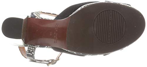 Chie Mihara AILA, Sandalia con Pulsera Mujer, Negro (Ante Negro Ante Negro Mambo Natur Ante Negro Ante Negro Mambo Natur), 41 EU