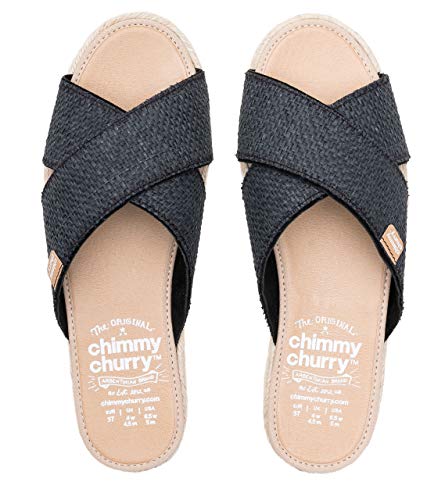 CHIMMY CHURRY, Sandalias de Cruz, para Mujer, Negro (Negro), 39 EU