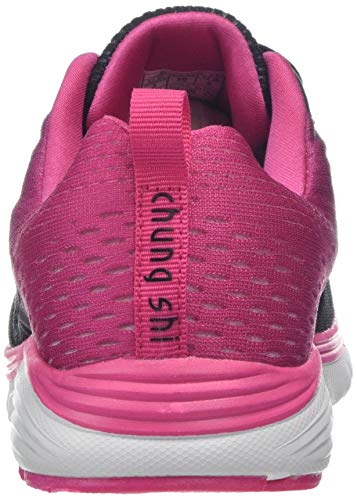 chung shi Duxfree BERLIN , Zapatos bajos con cordones Mujer , negro y fucsia , 42 EU