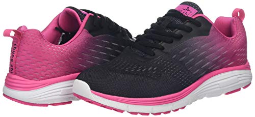chung shi Duxfree BERLIN , Zapatos bajos con cordones Mujer , negro y fucsia , 42 EU