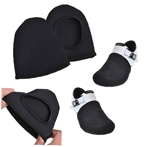 Ciclismo Escudos del Dedo del Pie del Zapato, De La Bicicleta del Dedo del Pie del Protector De La Mitad De Palm Bloqueo De Nylon a Prueba De Viento del Protector Hombres Mujeres