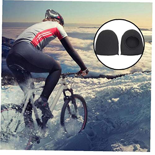 Ciclismo Escudos del Dedo del Pie del Zapato, De La Bicicleta del Dedo del Pie del Protector De La Mitad De Palm Bloqueo De Nylon a Prueba De Viento del Protector Hombres Mujeres