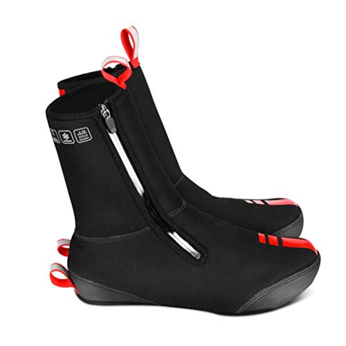 Ciclismo Overshoes, Impermeable a Prueba De Viento a Prueba De Lluvia Paño Grueso Y Suave del Camino De MTB Zapato Caliente Bicicletas Bicicletas Escudo Protector Termal del