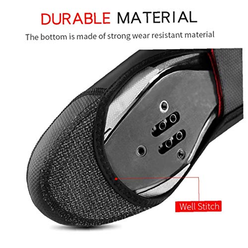 Ciclismo Overshoes, Impermeable a Prueba De Viento a Prueba De Lluvia Paño Grueso Y Suave del Camino De MTB Zapato Caliente Bicicletas Bicicletas Escudo Protector Termal del