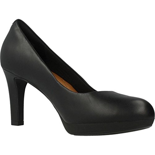 Clarks Adriel Viola, Zapatos de Tacón Mujer, Negro (Black Leather), 37 EU