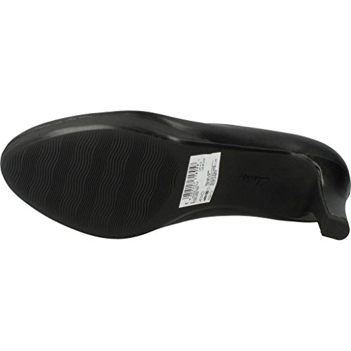 Clarks Adriel Viola, Zapatos de Tacón para Mujer, Negro (Black Leather), 39.5 EU