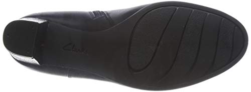 Clarks Alayna Juno, Botas Cortas al Tobillo Mujer, Combi Negro, 37.5 EU