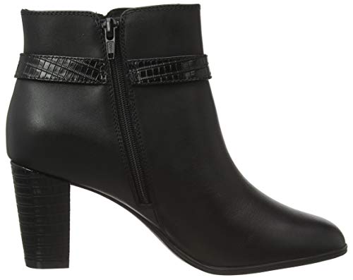 Clarks Alayna Juno, Botas Cortas al Tobillo Mujer, Combi Negro, 37.5 EU