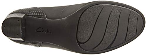 Clarks Alayna Ray, Zapatos de Vestir par Uniforme Mujer, Combi Negro, 39 EU