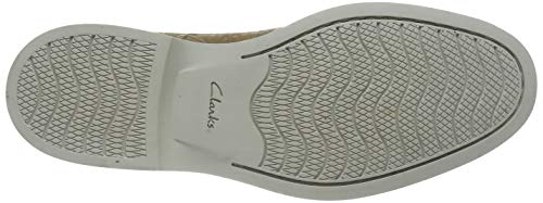 Clarks Atticus Cap, Zapatos de Cordones Derby Hombre, Beige (Dark Sand Suede Dark Sand Suede), 40 EU