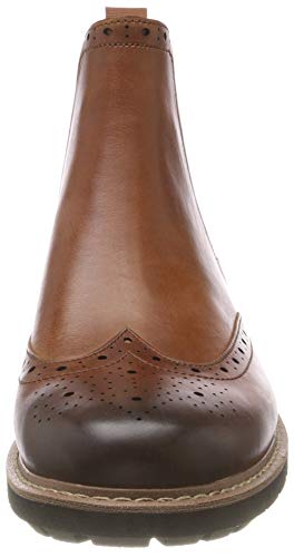 Clarks Batcombe Top, Botas Chelsea Hombre, Marrón (Dark Tan Lea), 41 EU
