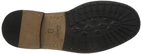 Clarks - Botines de Cuero Hombre, color Taupe Suede, talla 43 EU