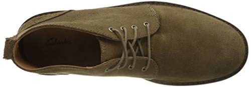 Clarks - Botines de Cuero Hombre, color Taupe Suede, talla 43 EU