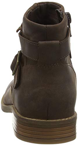 Clarks Camzin Dime, Botas Cortas al Tobillo Mujer, Lea marrón Oscuro, 40 EU