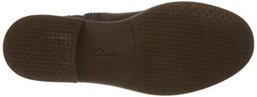 Clarks Camzin Dime, Botas Cortas al Tobillo Mujer, Lea marrón Oscuro, 40 EU