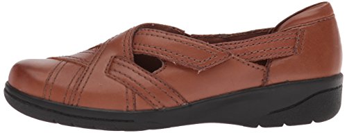 Clarks Cheyn Wale, Zapatillas Deportivas. Mujer, Piel marrón Oscuro, 38.5 EU