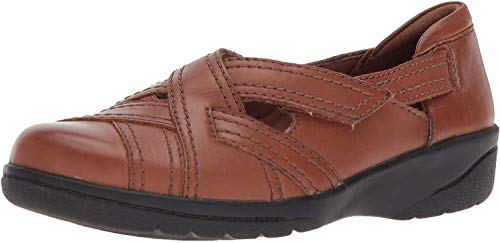 Clarks Cheyn Wale, Zapatillas Deportivas. Mujer, Piel marrón Oscuro, 38.5 EU