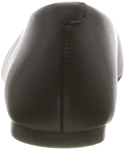 Clarks Chia Violet, Bailarinas Mujer, Negro (Black Leather Black Leather), 40 EU