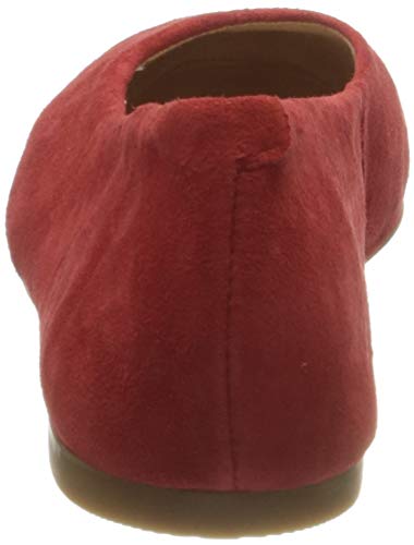 Clarks Chia Violet, Bailarinas Mujer, Rojo (Red Suede Red Suede), 40 EU