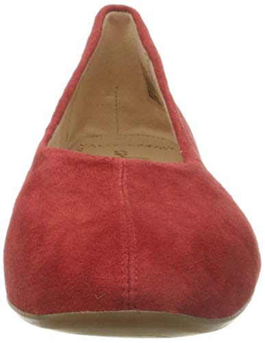 Clarks Chia Violet, Bailarinas Mujer, Rojo (Red Suede Red Suede), 40 EU