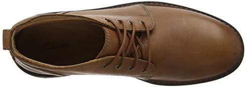 Clarks Clarkdale Base, Botas clásicas. Botines Chukka, Braun Dark Tan Lea, 47 EU