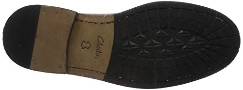 Clarks Clarkdale Base, Botas clásicas. Botines Chukka, Braun Dark Tan Lea, 47 EU