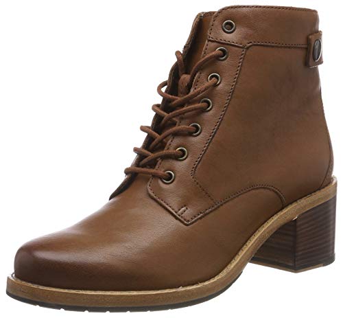 Clarks Clarkdale Tone, Botines Mujer, Marrón (Dark Tan Lea), 42 EU