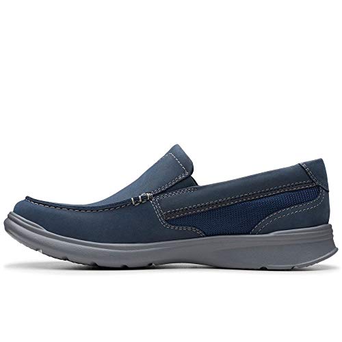 Clarks Cotrell Easy, Mocasines para Hombre, Azul (Navy Combi Navy Combi), 45 EU