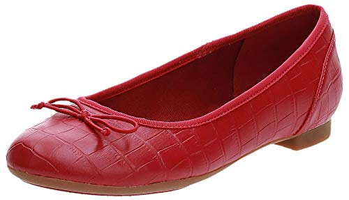Clarks Couture Bloom, Bailarinas Mujer, Verde (Fuchsia Fuchsia), 38 EU