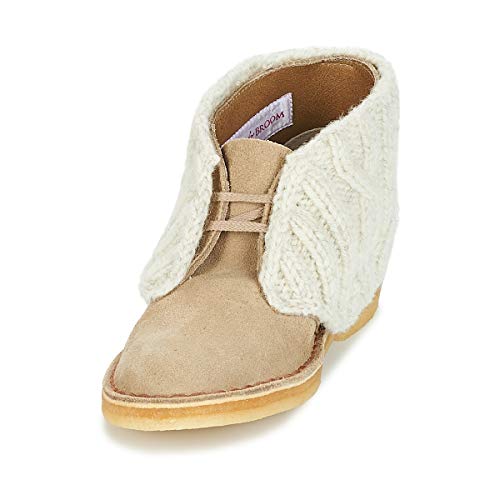 Clarks Desert Boot Botines/Low Boots Mujeres Arena/Combi - 39 1/2 - Botas De Caña Baja Shoes