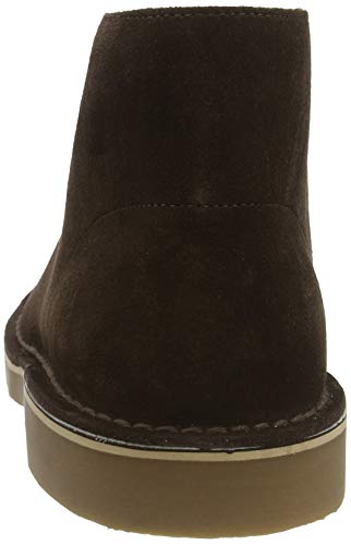 Clarks Desert Boot Bushacre 3, Botas Cortas al Tobillo Hombre, Marrón (Ante), 47 EU