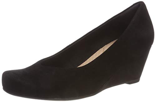 Clarks Flores Tulip, Sandalias Punta Cerrada Mujer, Negro (Black SDE), 37.5 EU