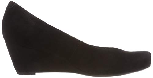 Clarks Flores Tulip, Sandalias Punta Cerrada Mujer, Negro (Black SDE), 37.5 EU