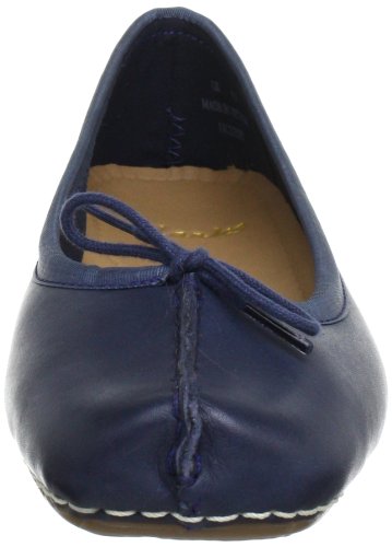 Clarks Freckle Ice, Bailarinas Mujer, Azul (Navy Leather), 38 EU
