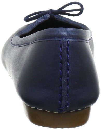 Clarks Freckle Ice, Bailarinas Mujer, Azul (Navy Leather), 38 EU